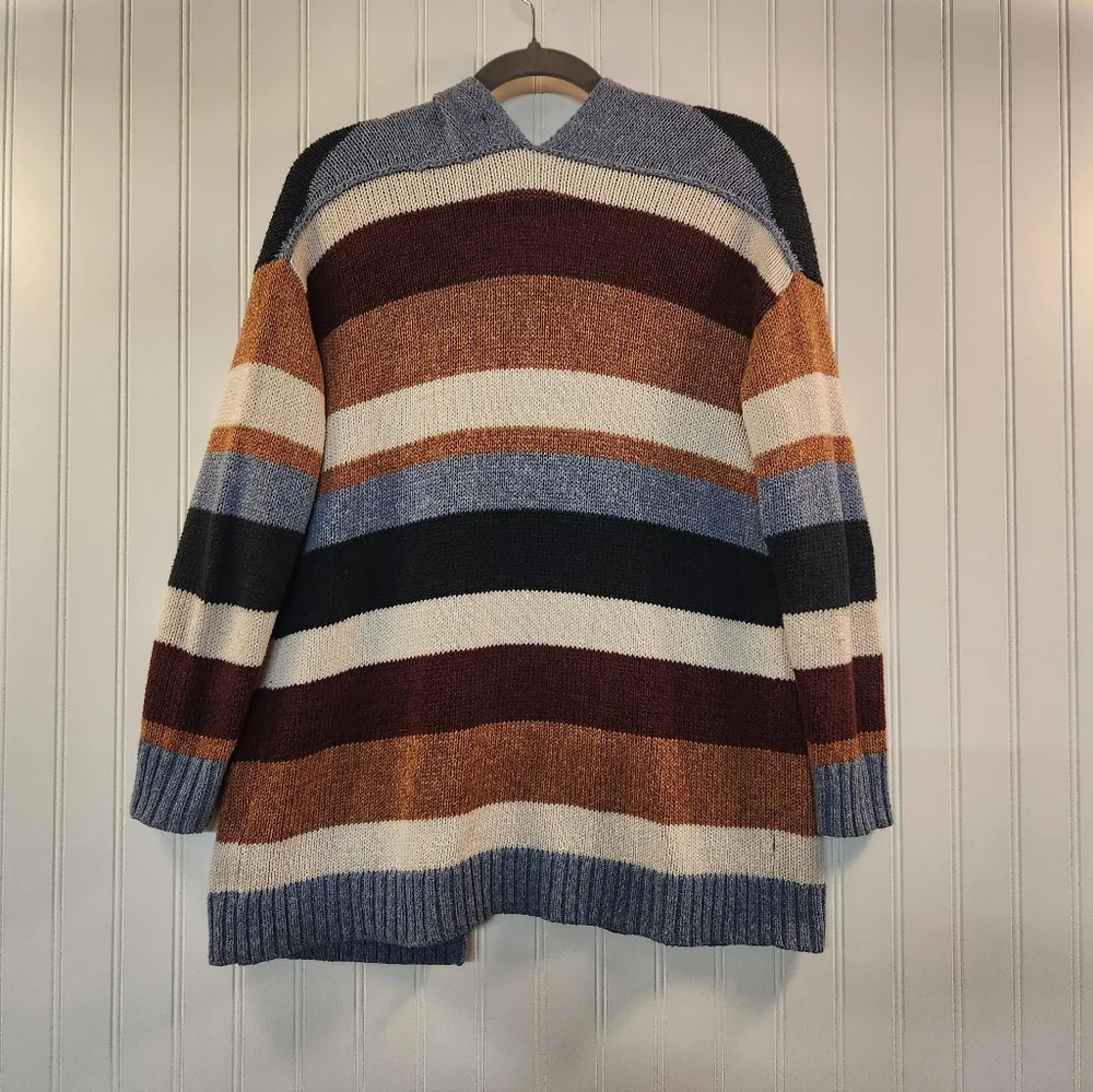 American Eagle Women's Multicolor Open Cardigan Sweater Size XS/S 3/4 Sleeve...‎